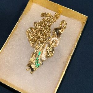 Jewelry San Judas+rope chain 14k!?